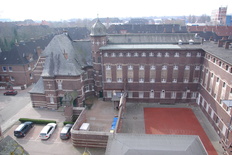 Abteilung Emden in einer Luftbildaufnahme