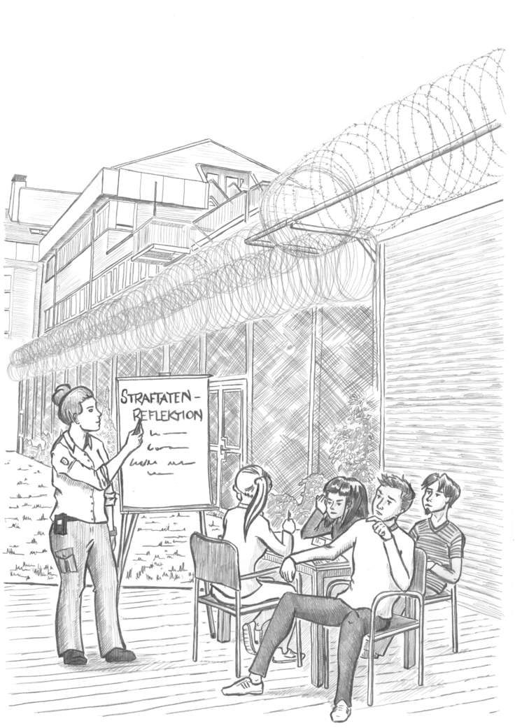 Zeichnung Jugendarrest